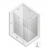 NEW TRENDY Kabina prysznicowa NEW SOLEO PLUS drzwi łamane 100x110x195 K-0621/K-0622